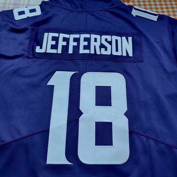 NFL Minnesota Vikings #18 Purple Jersey - Picture 7 of 7